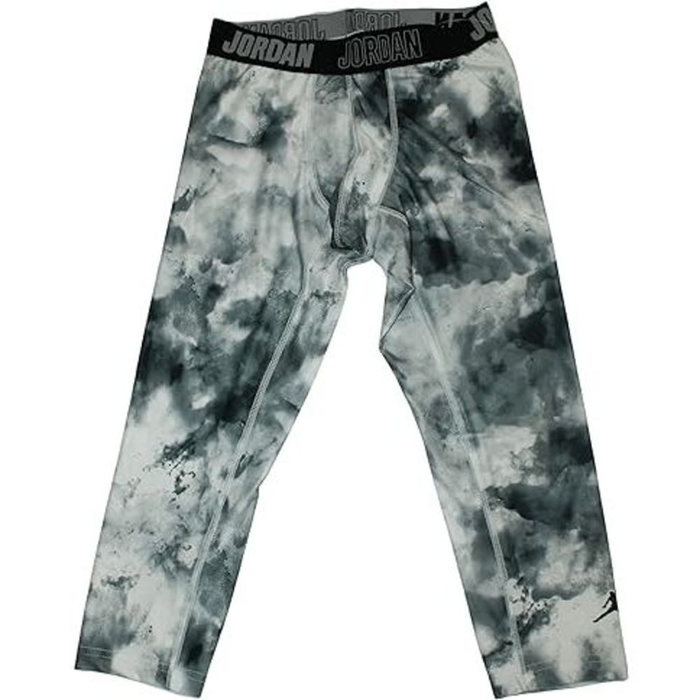 NEW Boys Meduim NIKE JORDAN DRI-FIT Compression Tights Tie-Dye U-08 953236-001